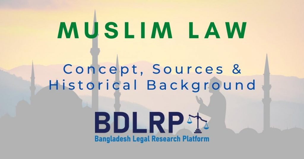 Muslim Law Concept, Sources & Historical Background