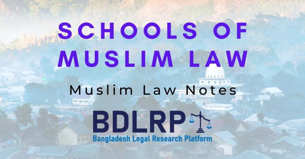 Schools of Muslim Law